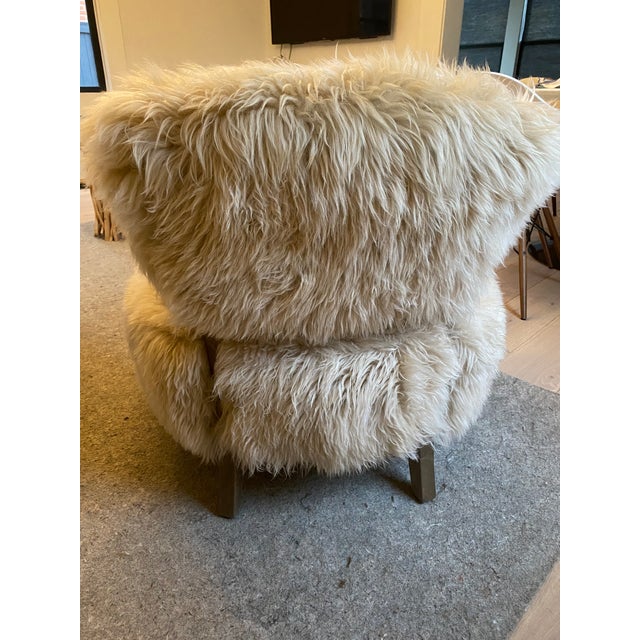 Restoration Hardware Timothy Oulton Yeti Sheepskin Armchair Chairish