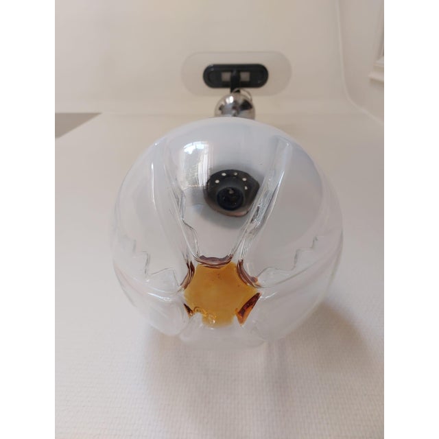 Mid-Century Modern Pendant Light in Murano Glass from AV Mazzega, 1970 For Sale - Image 17 of 18