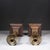 Early 20th C. Brass Candlestick Holders c.1940 For Sale In San Francisco - Image 6 of 8