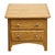 French Country Ragazzi Furniture Solid Oak Early American Country 23" Two Drawer Nightstand - Made in Quebec For Sale - Image 3 of 13