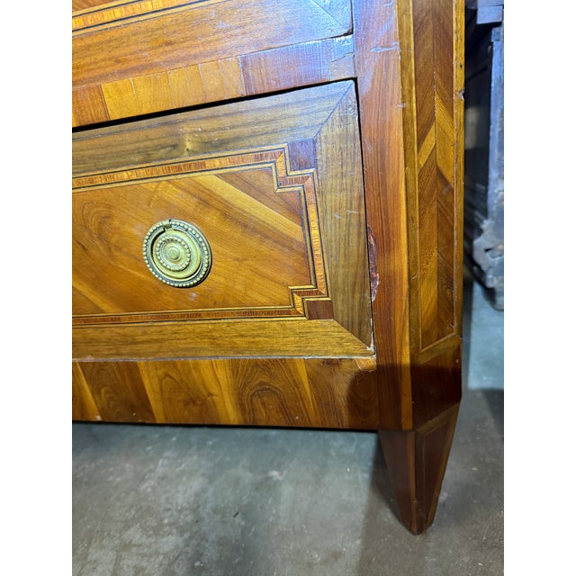 French Louis XV Style Marquetry Chiffonier, Walnut & Mahogany, C. 1800-1840 For Sale - Image 10 of 10