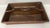 This 19th C cutlery tray has its original red paint. Very charming.