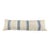 Turkish Hemp Pillow Cushion Natural Beige Blue Cushion Cover 14"x45" For Sale