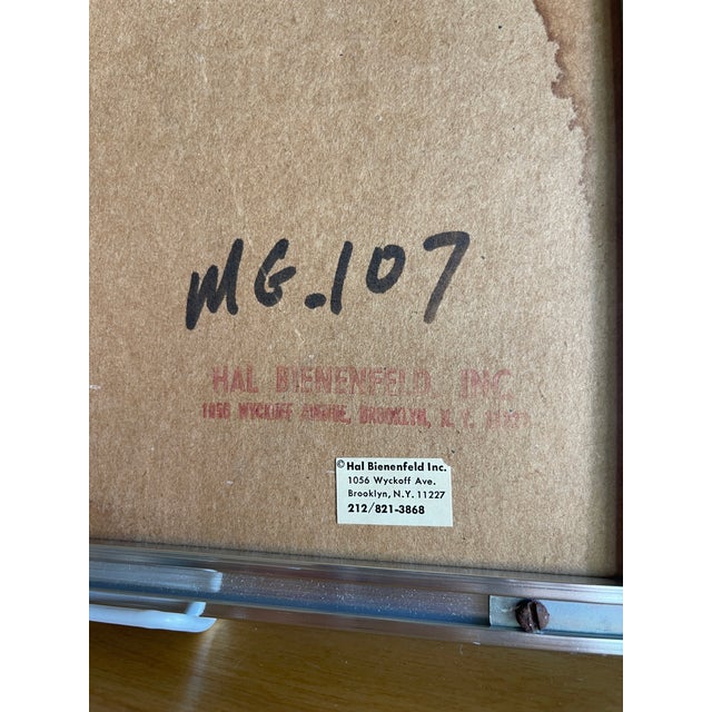 1970s Hal Bienenfield Op Art Space Age Mirror Chrome Floating Panels Memphis Design Sottsass Panton Era For Sale - Image 9 of 11