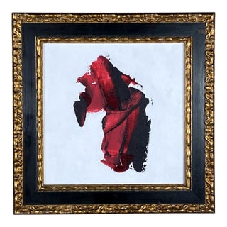 Garnet Shift Original Mixed Media Painting by Stephen Hansrote For Sale