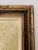 Wood Mid-Century Oil Painting Flowers Wooden Gilded Frame For Sale - Image 7 of 7