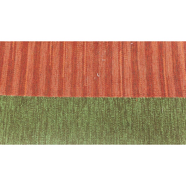 Mid 20th Century Doris Leslie Blau Midcentury Swedish Flat Weave Rug by Erik Lundberg For Sale - Image 5 of 10