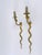 Metal Vintage Cast Brass Cobra Wall Lamps from Maison Jansen, 1960s, Set of 2 For Sale - Image 7 of 18
