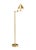 Mid-Century Modern Ashbourne Floor Lamp - Gold For Sale - Image 3 of 3