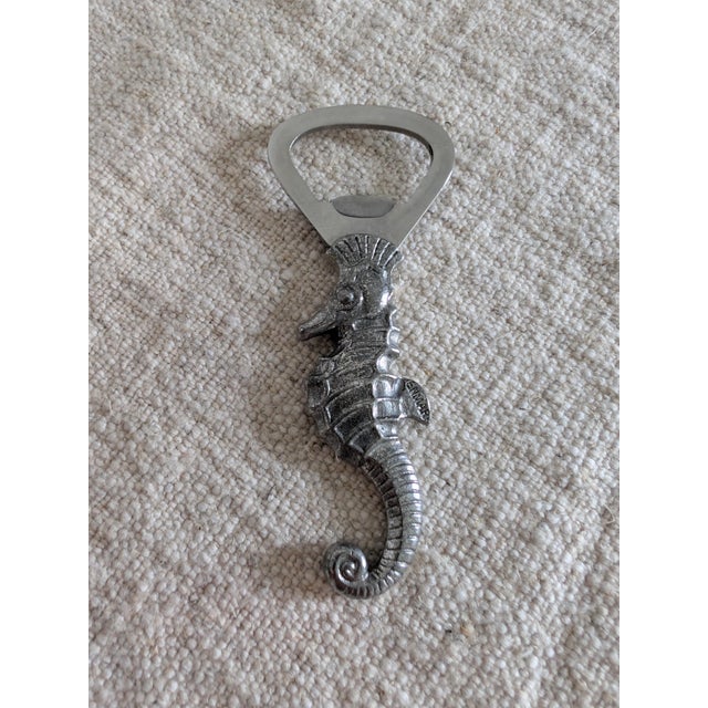 Gray Pewter Seahorse Bottle Openers by Just Andersen, 1930s, Set of 2 For Sale - Image 8 of 11