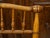 Brown English Turn of the Century 1900s Bamboo Slipper Chair with Cane Seat For Sale - Image 8 of 9