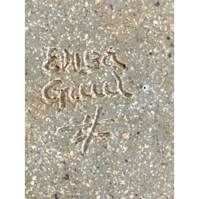 Ceramic 70s Elisa Gaul Mid Century Modern Studio Ceramic Vessel For Sale - Image 7 of 8