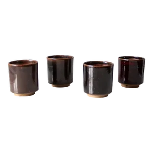 Set of 4 Studio Pottery Cups