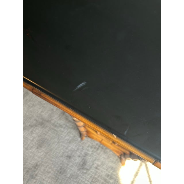 Late 20th Century English Chinoiserie Style Bamboo Desk by Milling Road for Baker For Sale - Image 11 of 11