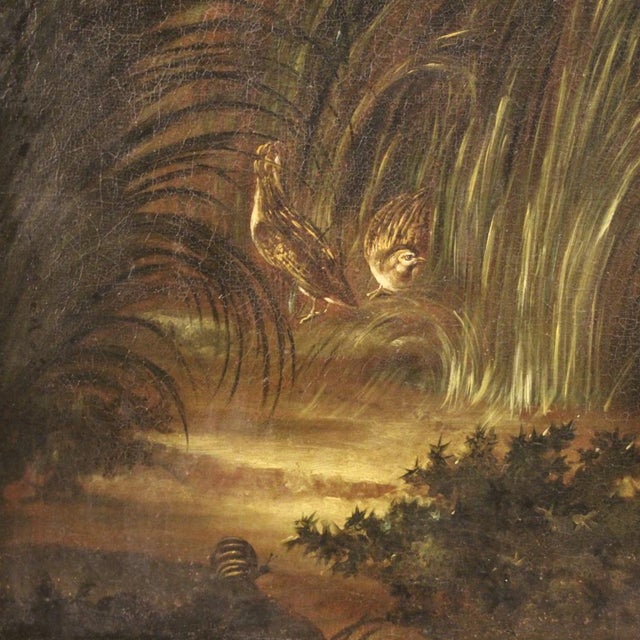 French Artist, Landscape with Dog, 1750, Oil on Canvas, Framed For Sale - Image 10 of 16