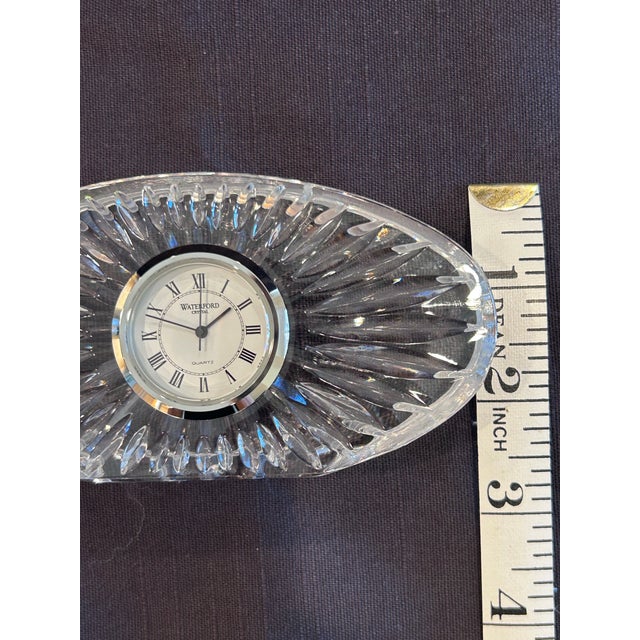 Waterford Crystal Sunburst Clock For Sale - Image 11 of 12