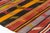 1950s Handwoven Striped Tribal Rug With Small Geometric Motifs For Sale - Image 9 of 10