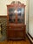 Traditional Vintage Brown Wood Versatile China Cabinet Display Cabinet Bookcase For Sale - Image 3 of 16