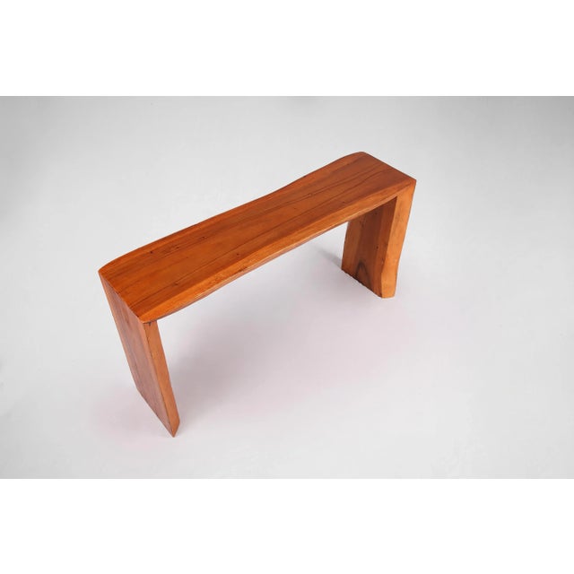 2020s Living Edge Water Fall Console Table 55 For Sale - Image 5 of 6