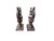 Pair of Antique Italian Wood Urns For Sale In San Francisco - Image 6 of 10