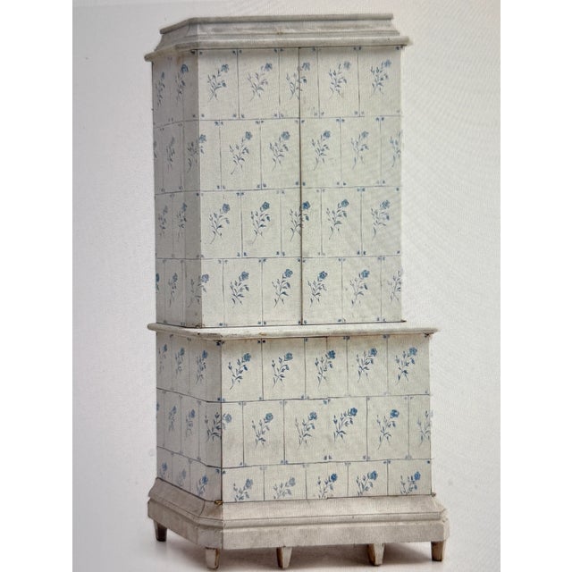 1900 - 1909 Antique Tiled Stove Cabinet, 1900 For Sale - Image 5 of 8