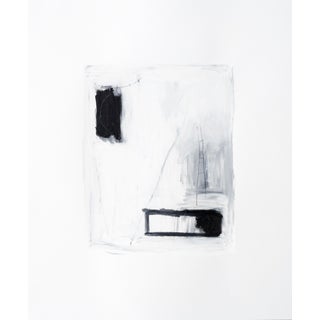 "Mea Culpa #22" Contemporary Original Minimalist Abstract Oil Pastel Drawing For Sale