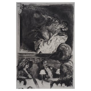 Alméry Lobel-Riche, On the Scene, Original Etching For Sale