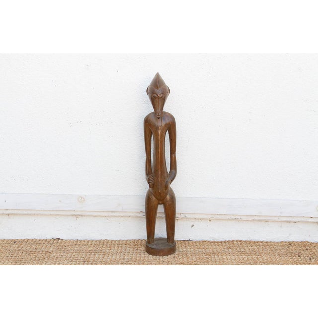 Brown Refined Fang People Male Guardian Figure For Sale - Image 8 of 8