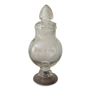 Early 20th C. Candy/Apothecary Jar Tiffin Dakota For Sale