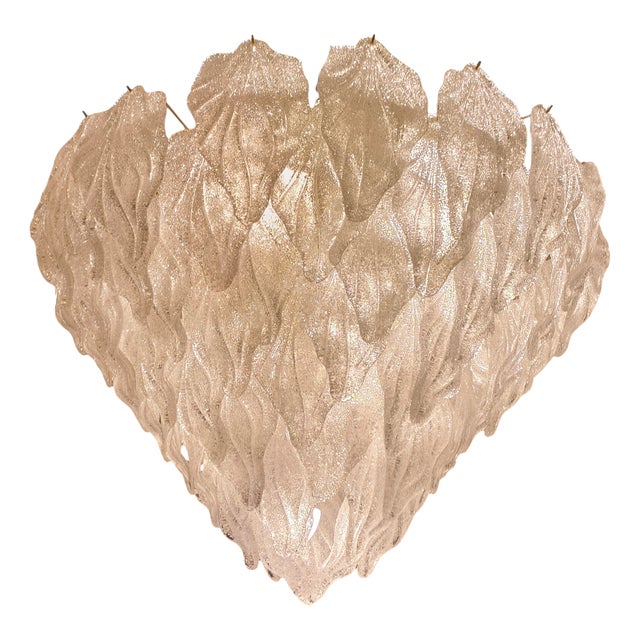 Vintage Waterfall Lamp in Murano Glass, 1970s For Sale