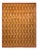 Mogul Collection Hand-Knotted Area Rug - Orange Collection 9' 2" X 11' 9" For Sale