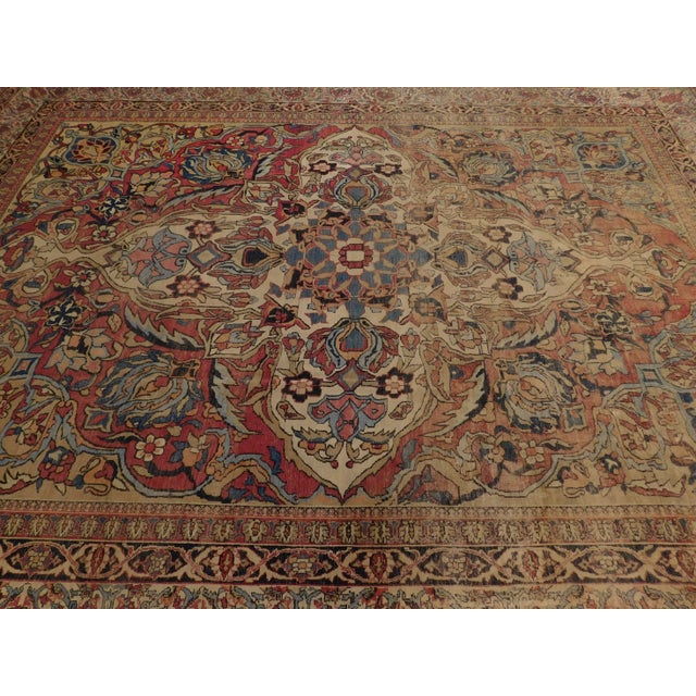 1910s Persian Kerman Lavar Rug 8'10"x 11'4" For Sale - Image 10 of 13