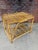 Tan Vintage Italian Riviera Tito Angoli Style Bamboo and Rattan Coffee / Side Table For Sale - Image 8 of 11