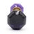 Vintage octagon shaped dark purple glass door knobs with a brass shank. Priced as a pair of knobs with a spindle. Good...