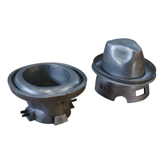 Cast Aluminum Hat Mold Jalard in Caussade, 1950s For Sale