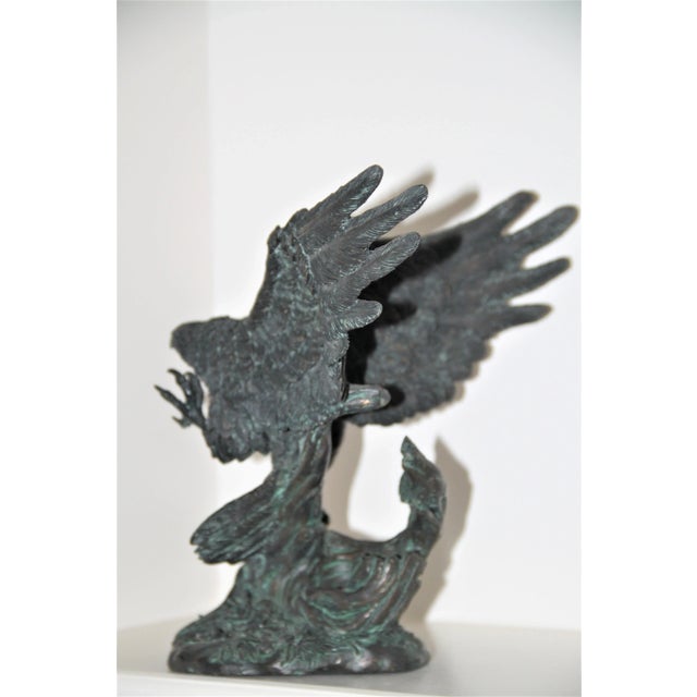 Late 20th Century Late 20th Century Eagle Sculpture/Statue For Sale - Image 5 of 8