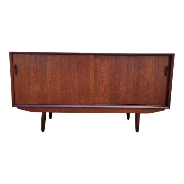 Mid Century Danish Teak Credenza For Sale