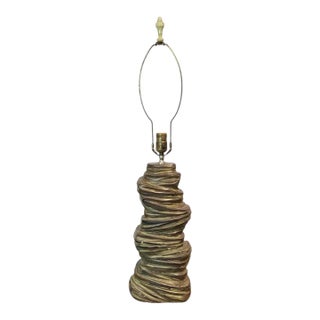 Mid-Century Modern Biomorphic Table Lamp, Circa 1970s For Sale