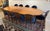 Wood Custom Design Solid Walnut Extension Dining Table For Sale - Image 7 of 13