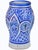 Mid 20th Century Handmade Moroccan Ceramic-Art Vase W/ Blue Hues For Sale - Image 4 of 8