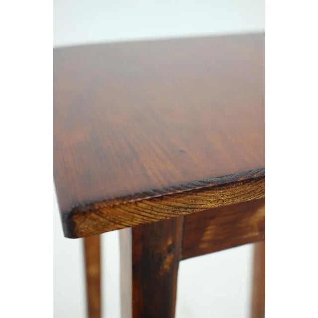 Wood Beech Flower Stand, Czechoslovakia, 1940s For Sale - Image 7 of 9