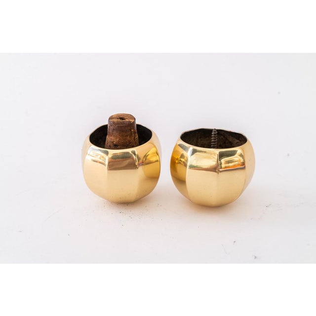 Gold Art Deco Bottle Stoppers in Brass, 1920s, Set of 6 For Sale - Image 8 of 18