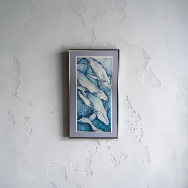 Karla Morreira "Into the Emerald Sea" Signed Limited Edition Watercolor Print - 80/500 For Sale - Image 9 of 10