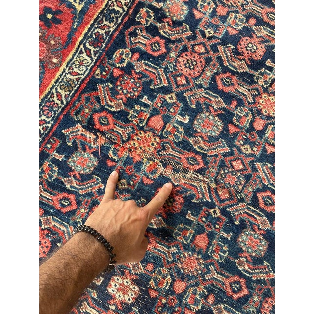 Antique Halvai Bidjar with Growing Vine Border Rug 4 x 20.3 For Sale - Image 14 of 14