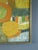 Textile 1970 Modernist 'Sunlit Forms' Vintage Swedish Original Abstract Geometric Oil Painting, Framed For Sale - Image 7 of 14