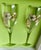 Glass Perrier-Jouët Hand Painted Vintage Champagne Flutes- A Pair in Original Box For Sale - Image 7 of 11