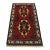 Baloch Rug 2’11” X 5’1′ Red Wool Vintage Tribal Hand-Knotted Oriental Carpet For Sale