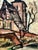 Rustic Henry Emil Salloch Original Watercolor on Paper For Sale - Image 3 of 7