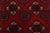 Textile Turkmen Rug 4’4” X 6′ Red Wool Vintage Tribal Hand-Knotted Oriental Carpet For Sale - Image 7 of 12