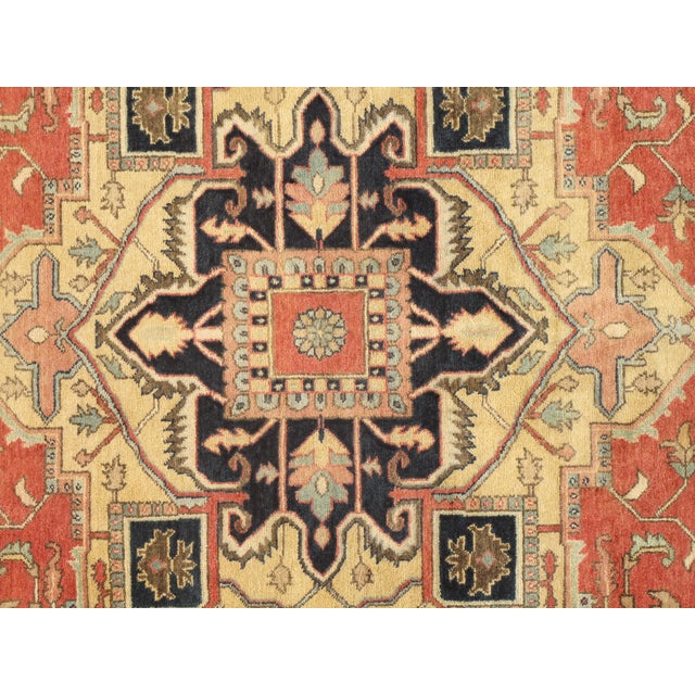2020s Pasargad DC Fine Hand Knotted Persian Serapi Design Rug For Sale - Image 5 of 6